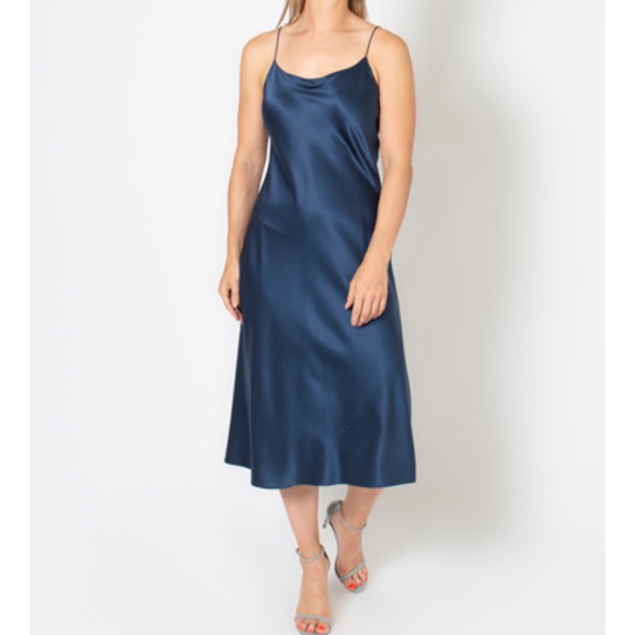 Theory 100% silk slip dress - Picture 5 of 7